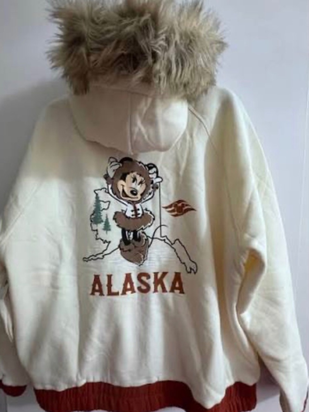 Disney Cruise Line Minnie Alaska Zip up Hoodie 1X